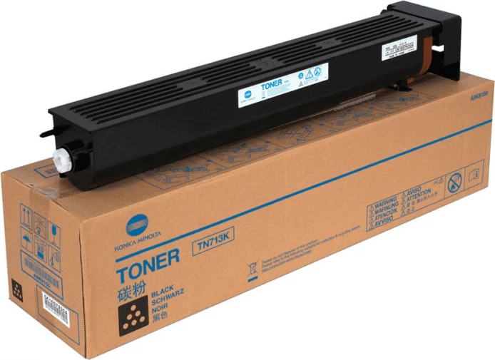 Toner Konica Minolta TN713K A9K8150 rendiment 48,900 faqe standard, e zezë