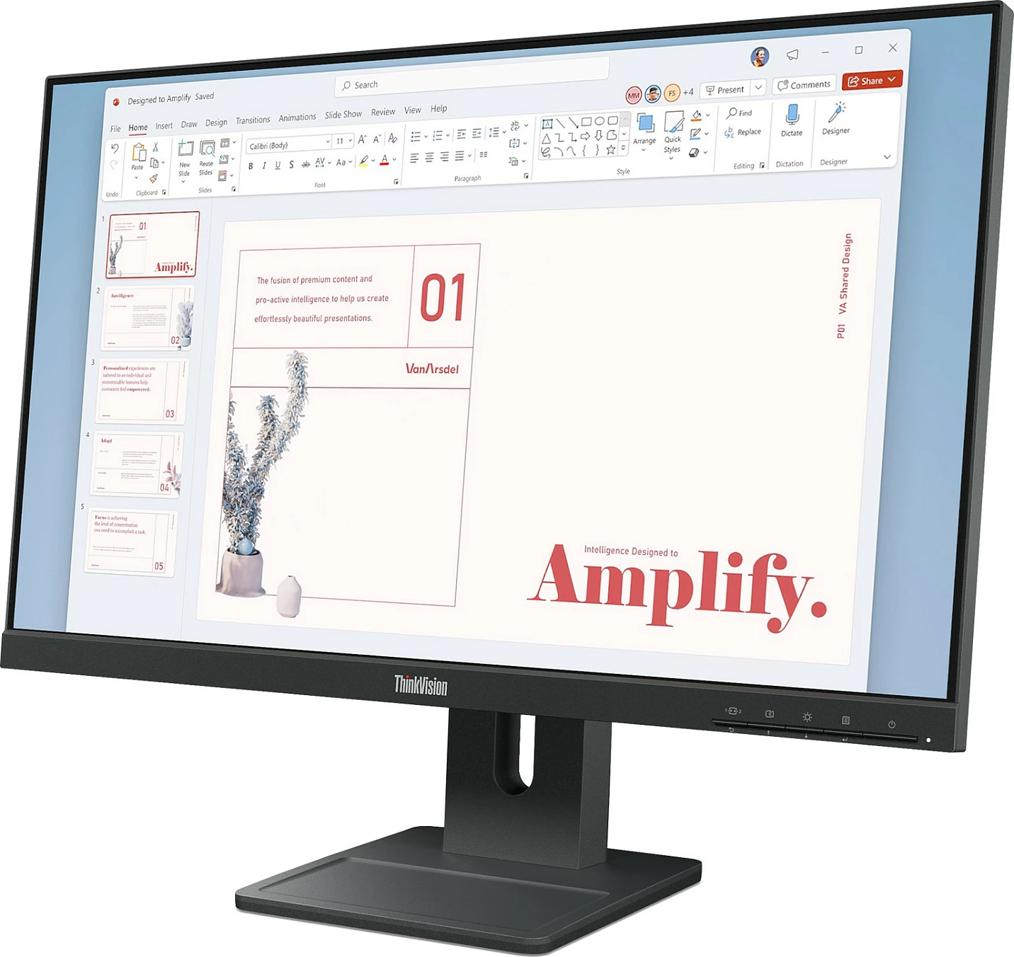 Monitor Lenovo ThinkVision E24-40, 23.8", FHD, 100Hz, Anti-Glare, Altoparlantë të integrum, i zi
