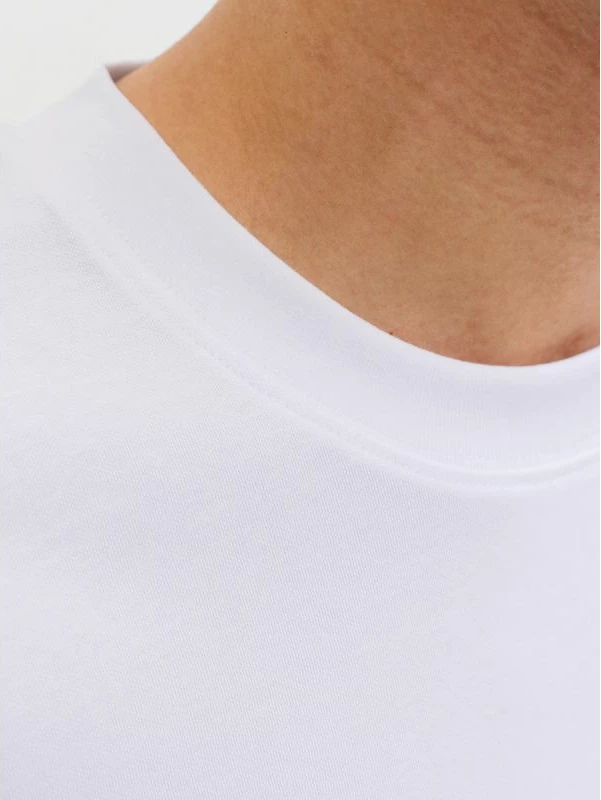 Maicë Jack&Jones JJEBARRON TEE SS O-NECK NOOS, e bardhë [Madhësia: XL]