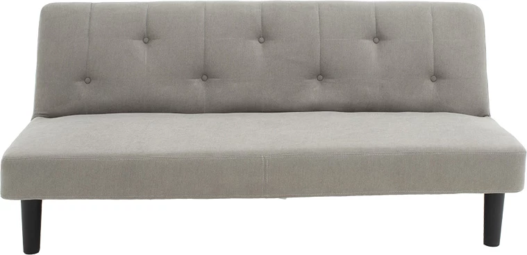 Divan-krevat Breathe, material stof, ngjyrë hiri, 167x77x73 cm