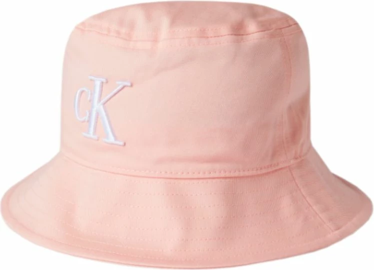 Kapelë Calvin Klein Jeans për meshkuj dhe femra, në ngjyrë pjeshkë
