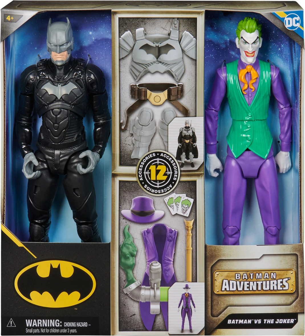 Set lodër për fëmijë DC Adventures Batman vs The Joker 30cm 