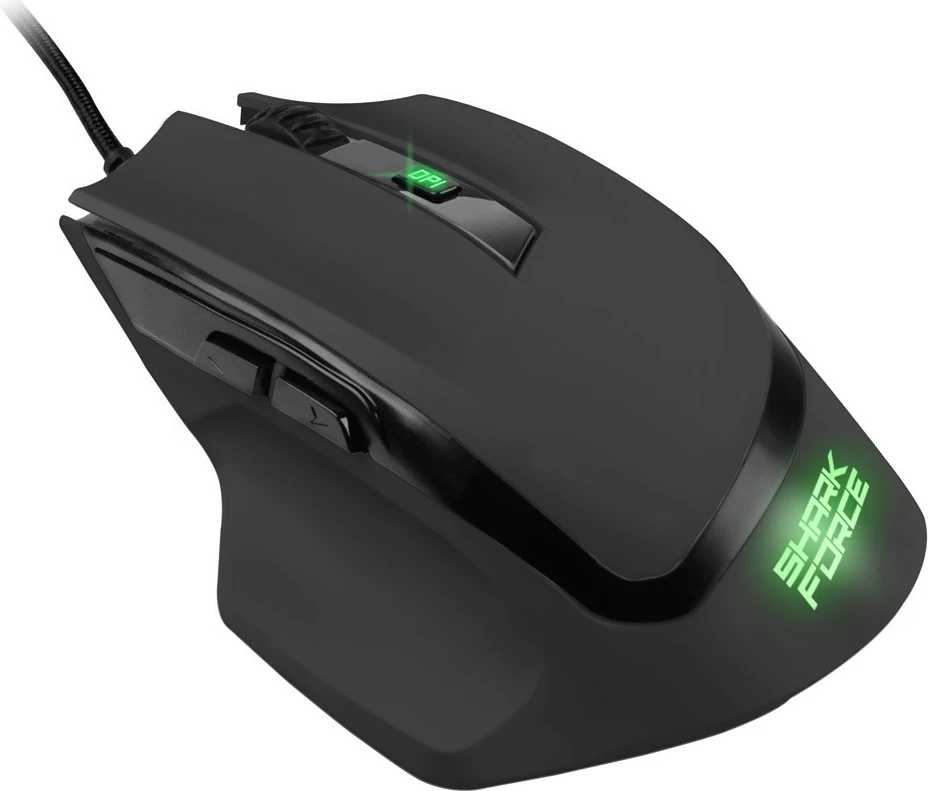 Maus Sharkoon SHARK Force II, Optik, USB Type-A, 4200 DPI, Zi