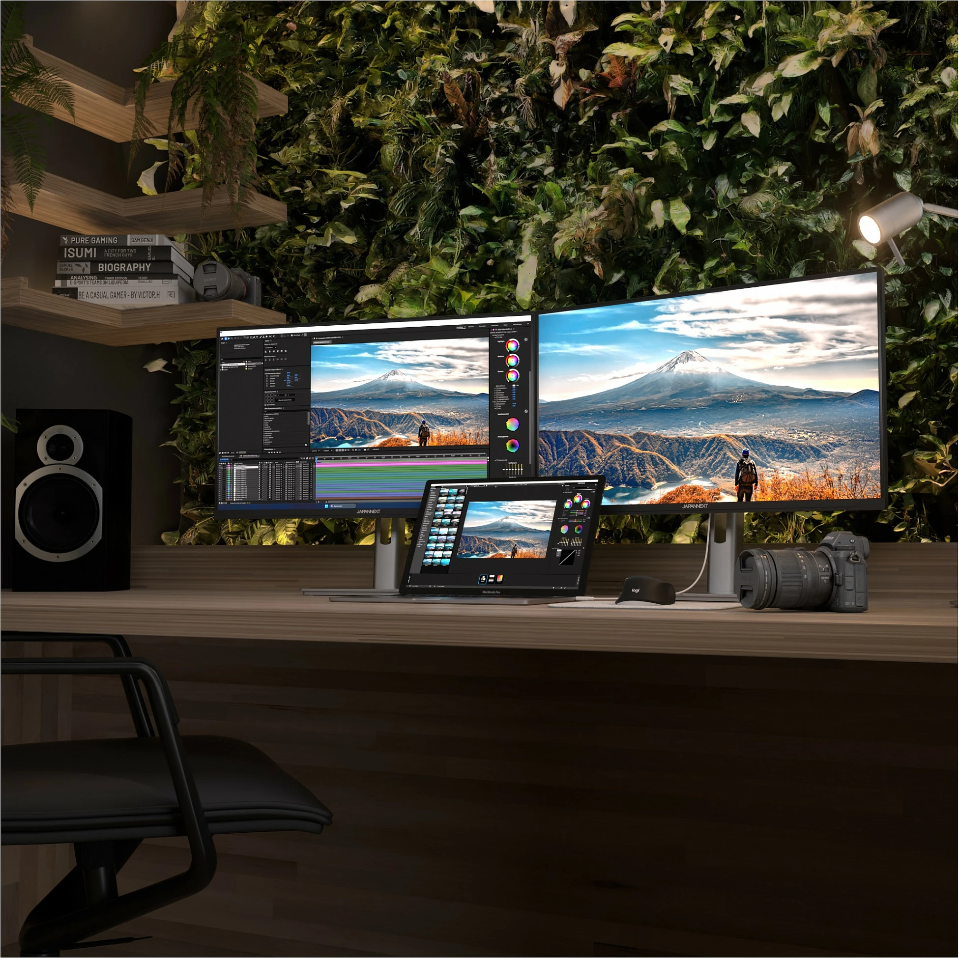 Monitor JAPANNEXT JN-IPS275K-HSPC9, 27", 5K 5120x2880, IPS, FreeSync, HDR, zi/argjend
