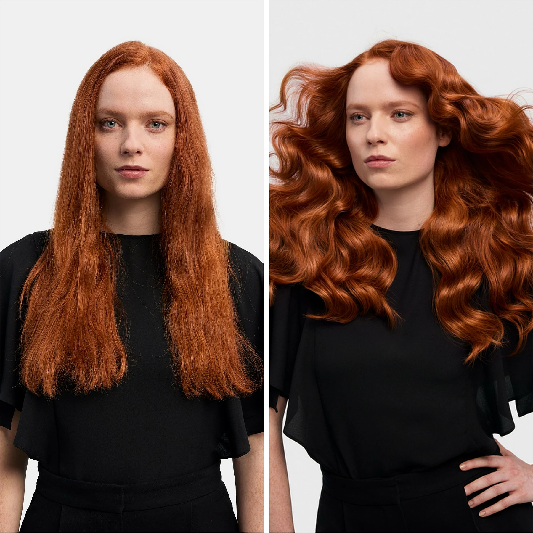 Multistyler flokësh Dyson Airwrap ID Straight + Wavy, ajër i ngrohtë, me aksesorë, i zi/rose gold