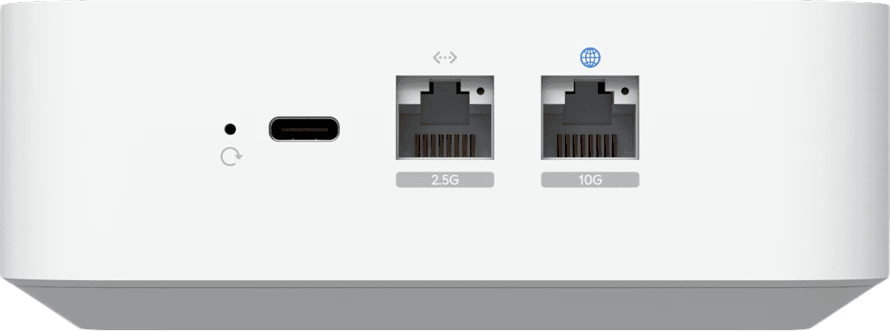 Ruter/Cloud Gateway Ubiquiti UniFi Express 7 UX7 Wi‑Fi 7, 10GbE WAN, 2.5GbE LAN, Mesh, i bardhë