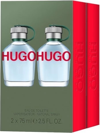 Set Duo Eau De Toilette Hugo Boss Hugo Man, 2 x 75 ml 