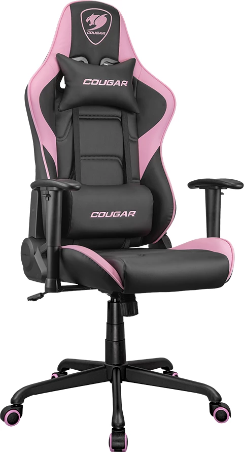 Karrige gaming COUGAR Armor Elite EVA, mbështetëse duarsh 2D, pjerrësi 160°, deri 120 kg, rozë