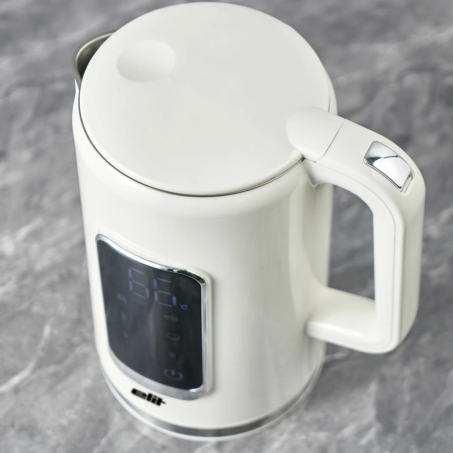 Ibrik elektrik Elit COOLTOUCH 1.7WH, 1.7L 2200W me ekran touch, i bardhë 8