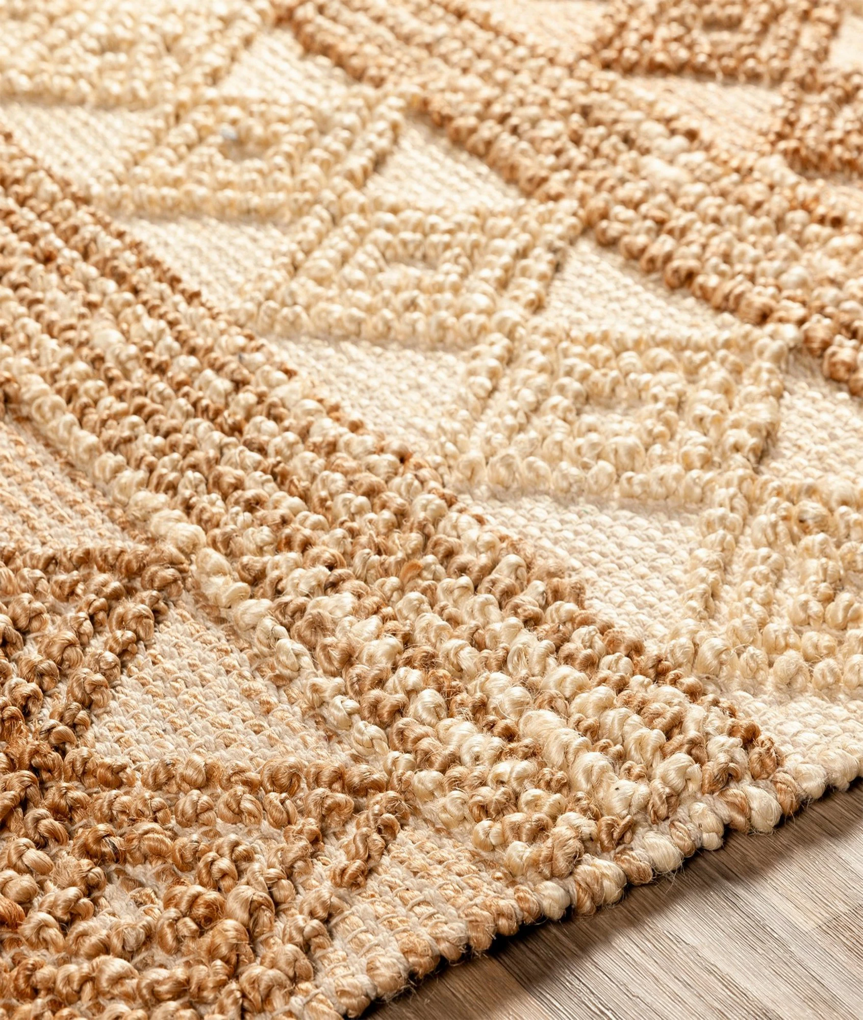 Qilim jute natyral, 160x240cm, Conceptum Hypnose, 00025A