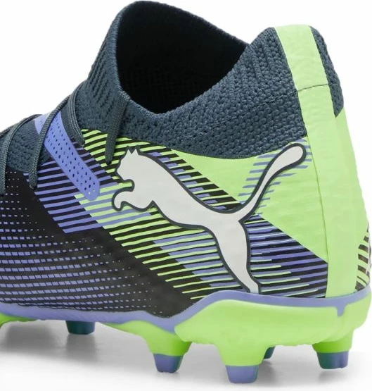 Atlete futbolli Puma për fëmijë, të kaltra dhe të gjelbra