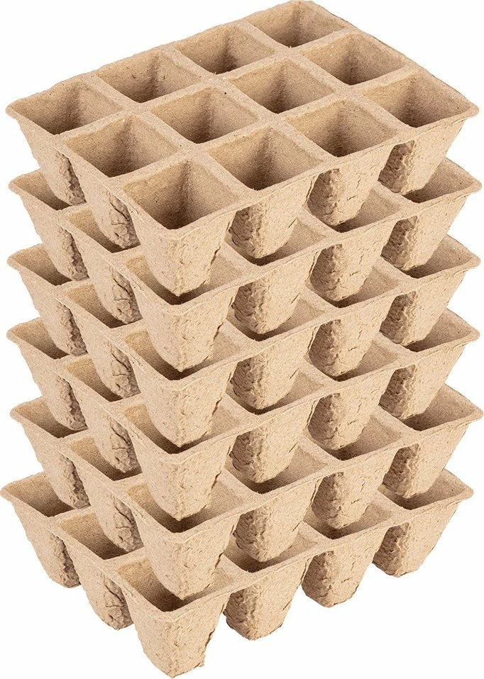 Tabakë fidanishte Verto Small 3x4 (12 vrima) 16 x 12 x 4.5 cm, set 5 copë