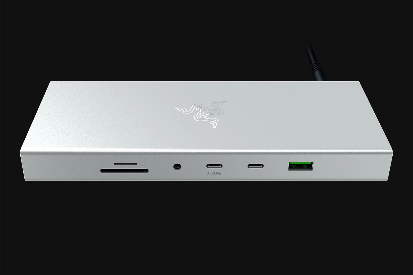Docking station Razer USB 4, 14 porta, 4K 120Hz, 100W PD, Silver (Mercury)