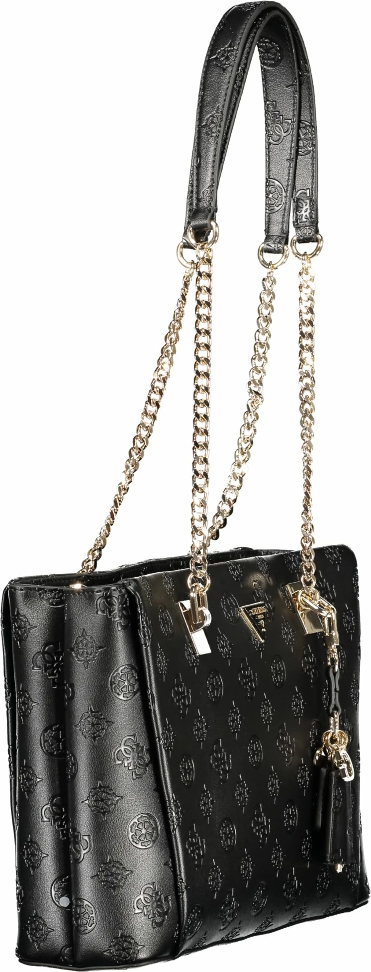 Çantë GUESS JEANS Tisha për femra, e zezë