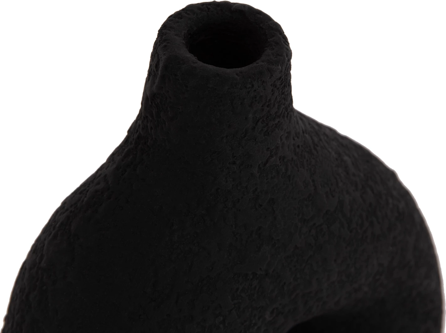 Vazo dekorative tavoline DECANT, terrakotë, e zezë, 17x6.5x20cm