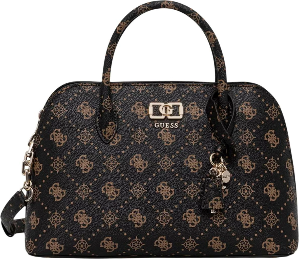 Çantë dore për femra Guess Emelie Logo 2 Comp S HWGP99 28060, kafe
