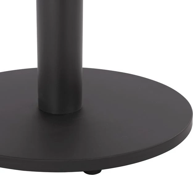 Bazë tavoline metalike, ngjyrë e zezë matte, 45x72 me rregullues FH419.11