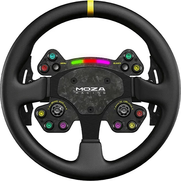 Timon gaming Moza Racing RS25 / RS V2, LED, 10 butona, Wired & Wireless, i zi