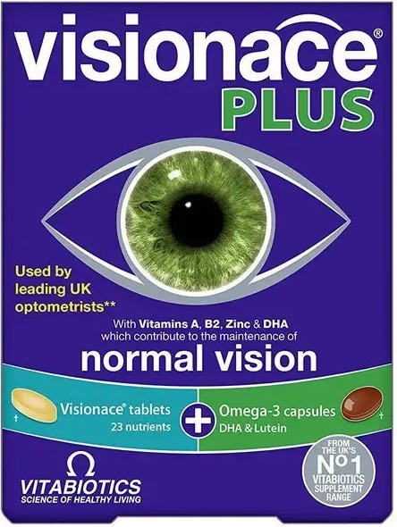 Visionace Plus Omega 3 – Suplement për Shëndetin e Syve