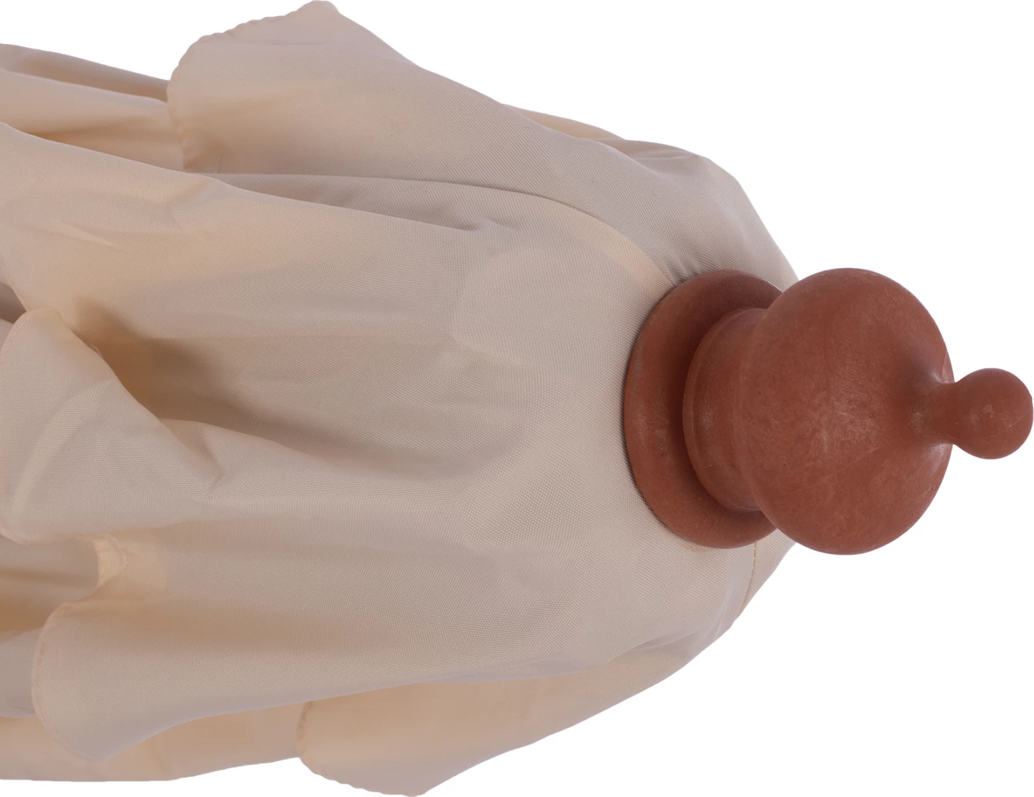 Ombrellë profesionale Wagner, makrame krosi, ngjyrë bezhë, skelet druri, Φ225x2.60Y m, FH5777.01