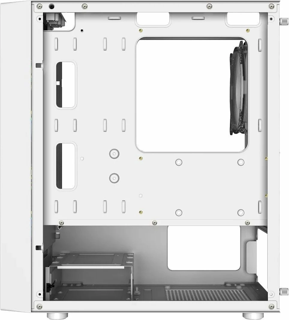 Kasë Logic Concept Atos Mini ARGB Micro-ATX mini tower, tempered glass, pa furnizim, e bardhë