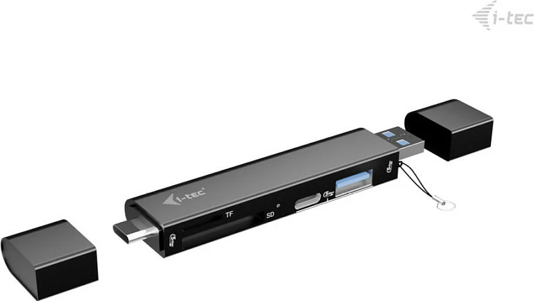 Dongle I-Tec USB-C/USB-A, lexues SD/TF, USB-A + USB-C, i zi