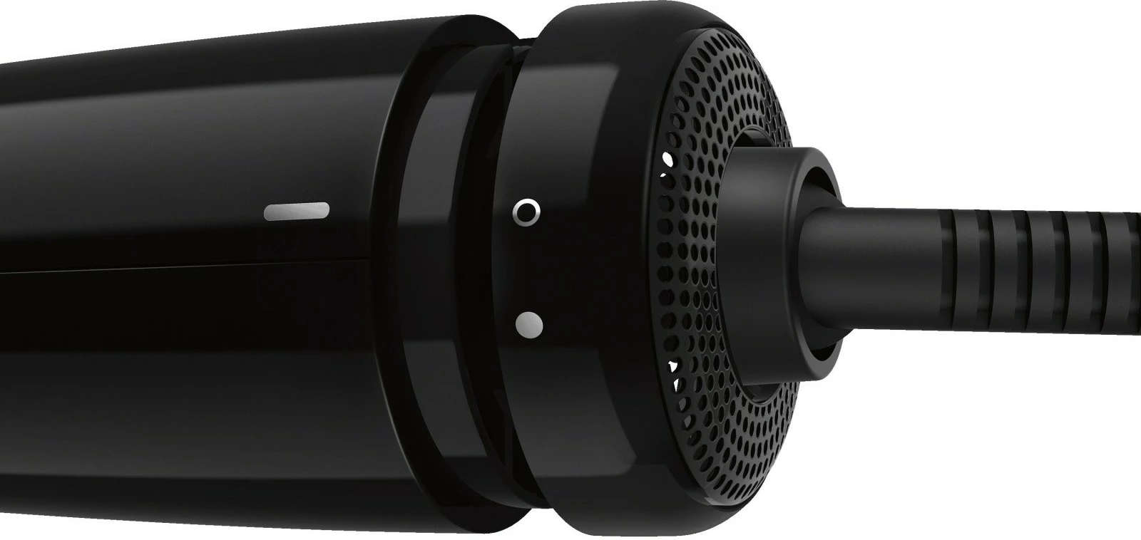 Stilizues tharës-krihër Braun AS150E 300W, 3 nivele nxehtësie, kontroll temperature, cool shot, kabllo rrotulluese, brushë rrethore 25 mm, e zezë, set me 2 aksesorë