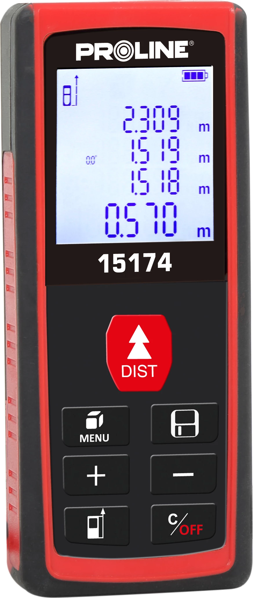 Matës lazer PROLINE 15174 40 m kuqe/zi
