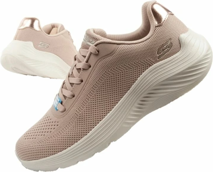 Atlete femra Skechers Bobs Squad Waves, bezhë [Madhësia: 37.5]