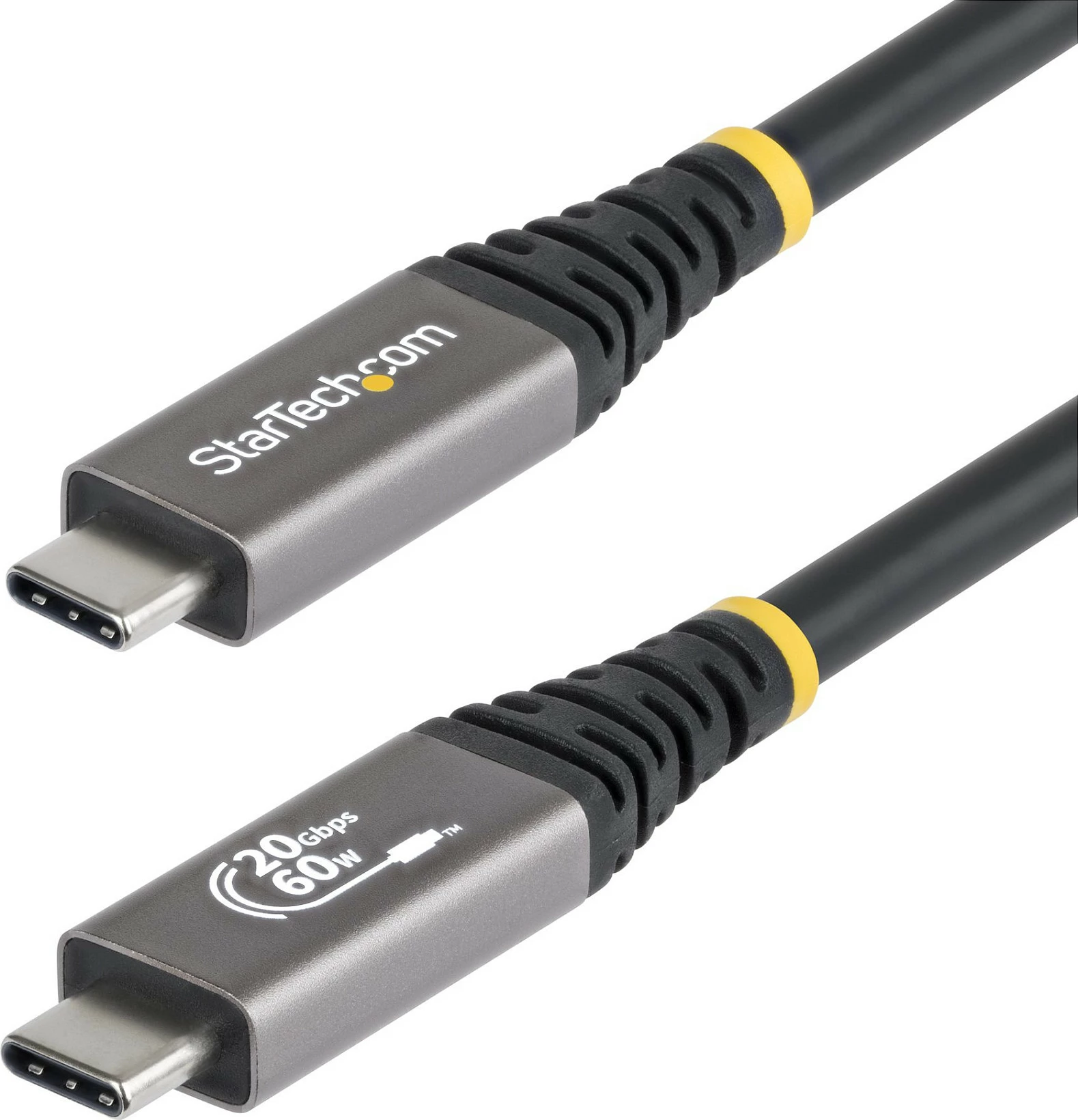 Kabllo USB4 StarTech USB-C në USB-C, 3m, 20Gbps, PD 60W, 4K 120Hz, e zezë