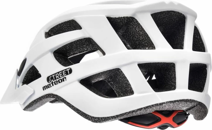Helmetë për bicikletë Meteor, unisex, e bardhë