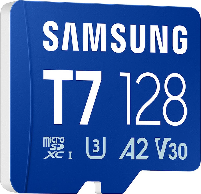 Kartelë memorje microSDXC Samsung T7 128GB, UHS-I U3 V30 A2, 170MB/s, blu