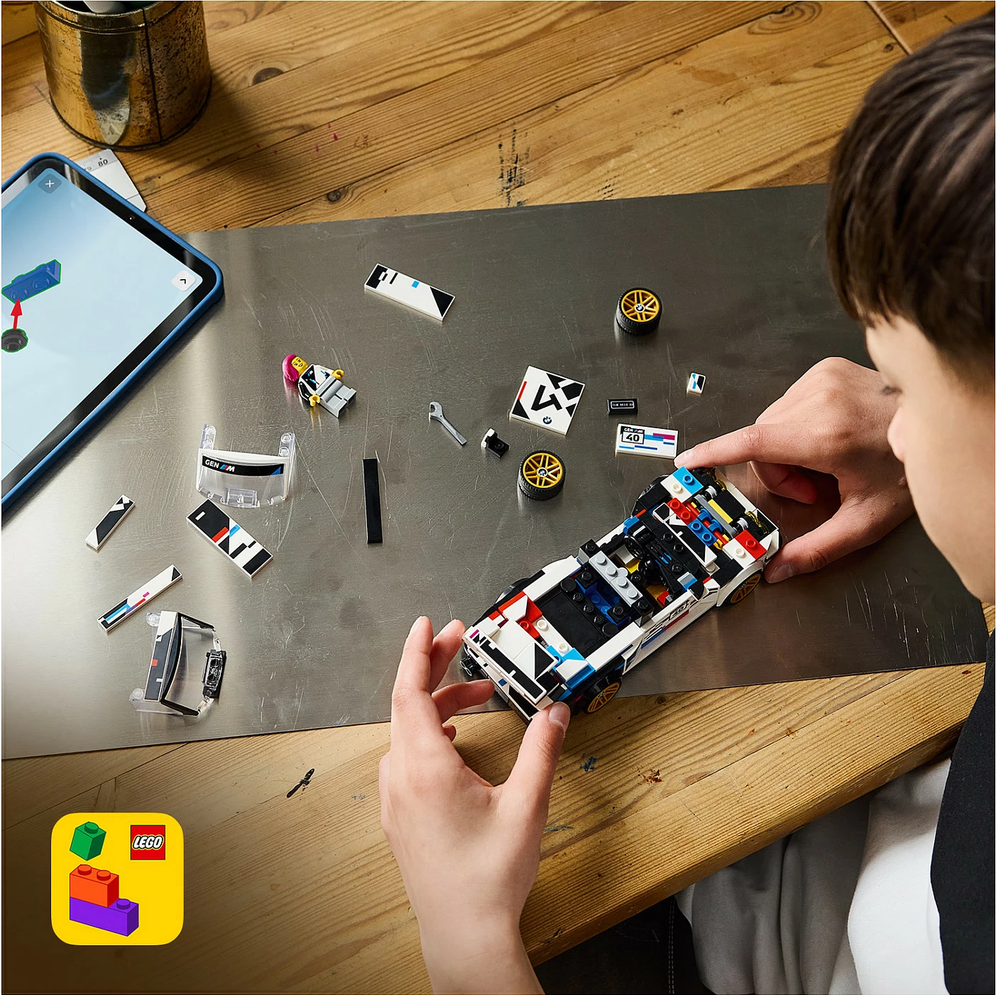 Set LEGO Speed Champions BMW M3 (E30) 77263, 358 copë, 9+, bardhë