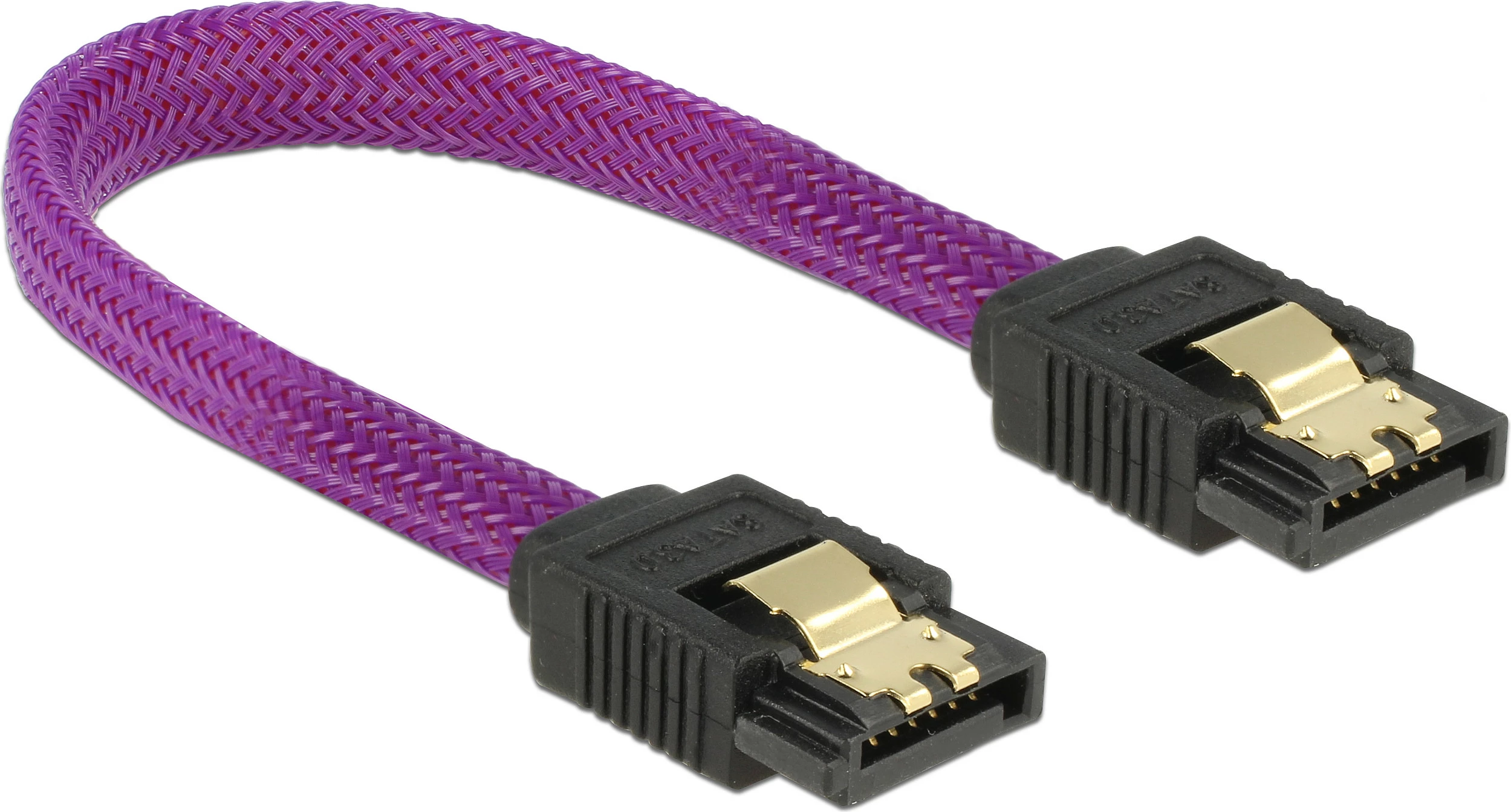 Kabllo SATA III DeLOCK 83688, 0.1 m, 7-pin M/M, vjollcë
