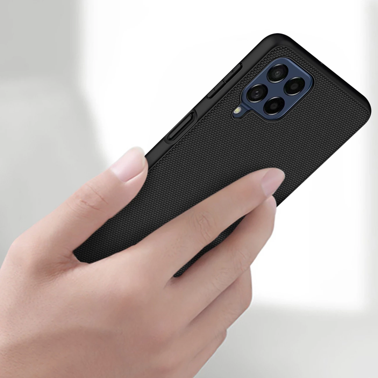 Mbështjellës Nillkin Textured Case për Samsung Galaxy M53 5G, i zi