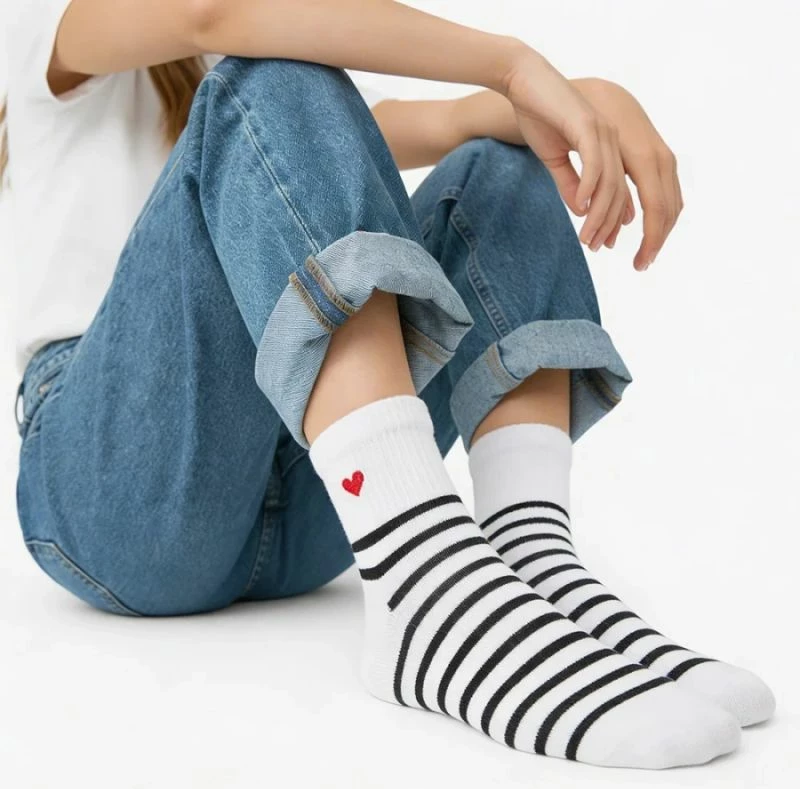 Çorape të gjata për femra Filippo SD-AN09, të bardha, set prej 3 palë