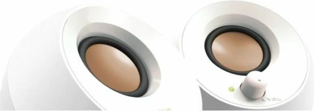 Altoparlantë për kompjuter Creative Pebble 51MF1680AA001, 2.0, 4.4W RMS, USB, të bardha