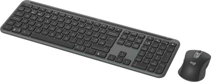 Set tastierë-maus Logitech Signature Slim Combo MK950 920-012483 Bluetooth wireless, e zezë