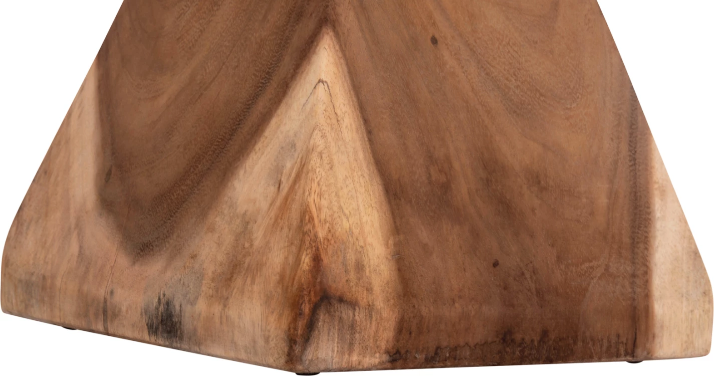 Stool ANVIL, dru suar natyral, 31x31x45cm