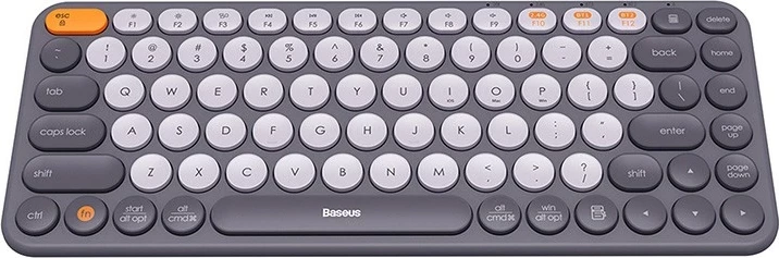 Tastierë Baseus K01A, Wireless, Tri-Mode, Gri