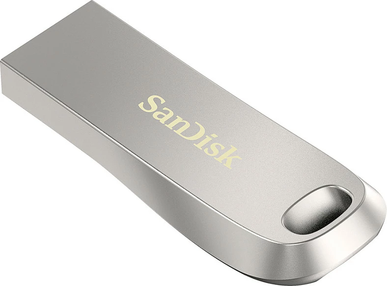 USB SanDisk Ultra Luxe, 128 GB, USB Type-A, 3.2 Gen 1, Silver