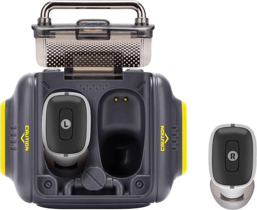 Kufje Bluetooth Tactical Space Force StrikePods BeEko YZ2102, Bluetooth 5.3, karikim pa kabllo, USB-C, gri, set