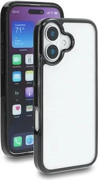 Mbështjellës DeLOCK për iPhone 17, cover 6.3", karikim wireless, i zi/transparent 2