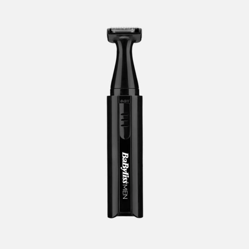 Makinë qethëse BaByliss Men E978E, teh Carbon Titanium, me kabëll/pa kabëll, 26 gjatësi 0.5-25mm, 60 min, e zezë, me krehër mjekre + mini-trimmer