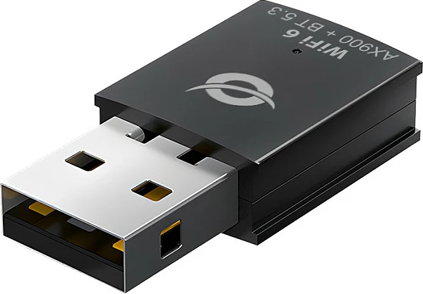 Adapter USB Conceptronic AX900, WiFi 6 Dualband + Bluetooth 5.3, i zi