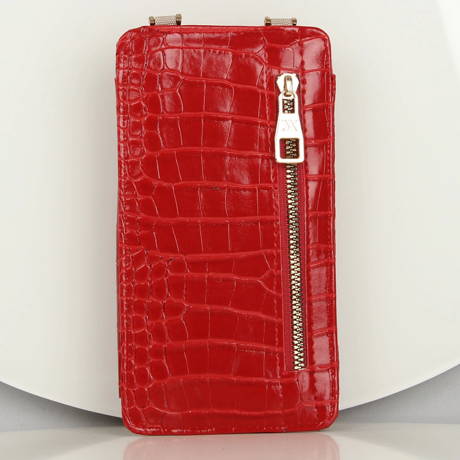 Kuletë e kuqe crossbody për telefon dhe kartela, Zoozie Bags, 1173