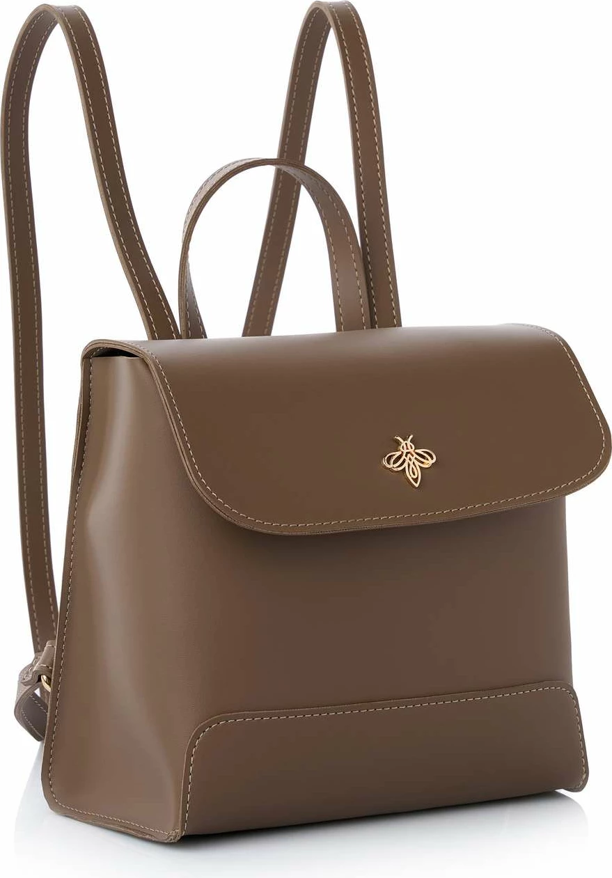 Çantë shpine Lucky Bees, ngjyrë mink e errët, Marilyn