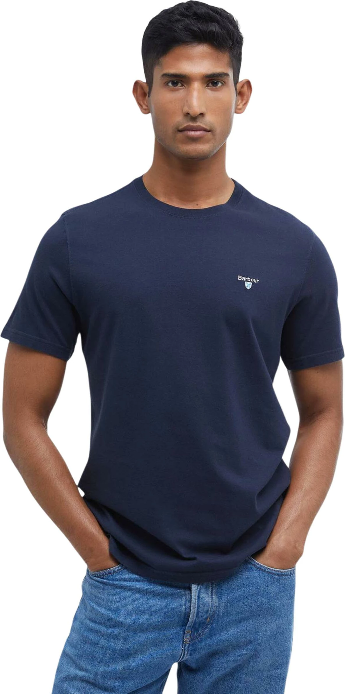 Maicë për meshkuj Barbour Tartan Sports Tee MTS0670, e kaltër e errët