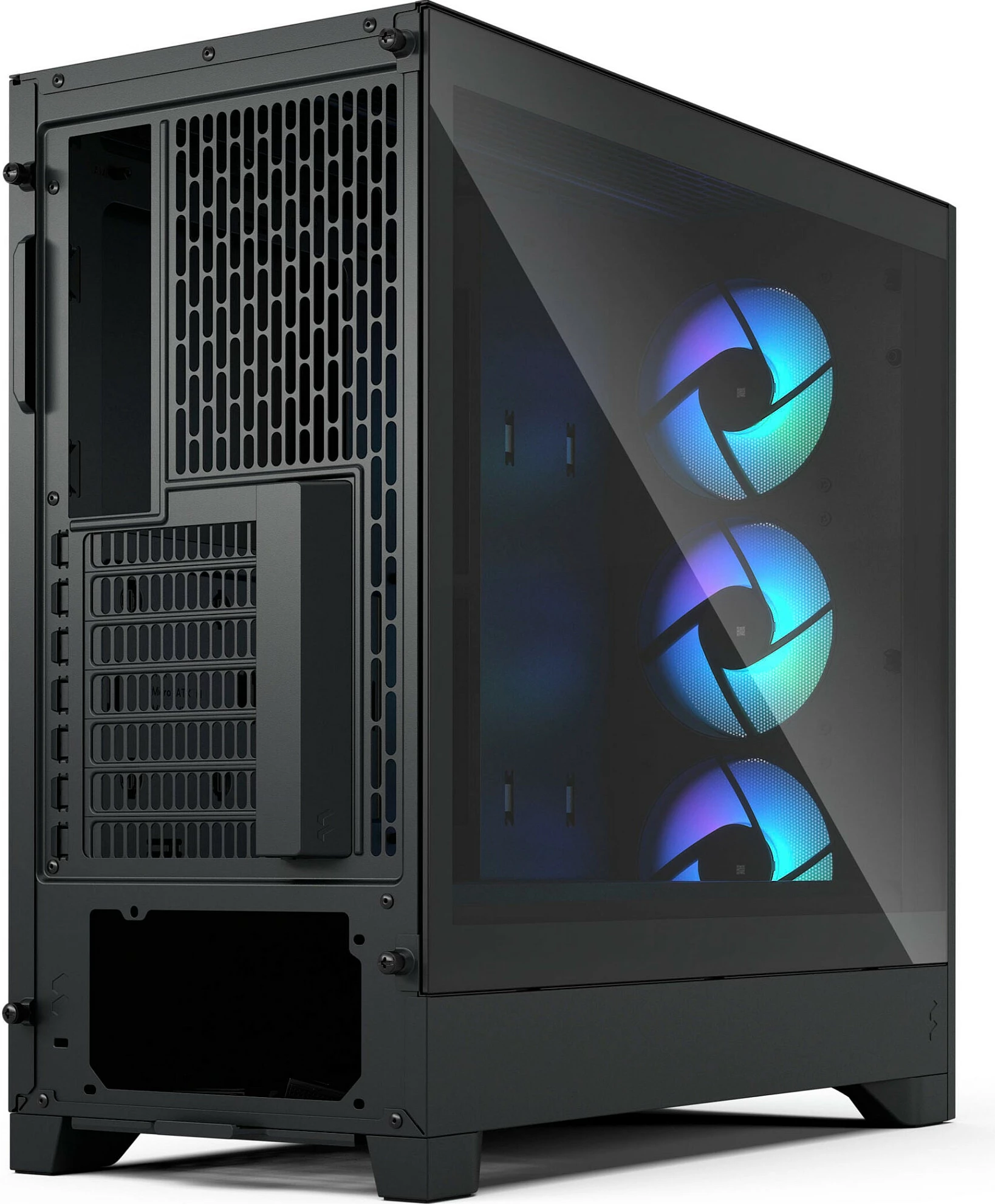 Kasë Fractal Design Pop 2 Air TG RGB, Midi Tower, ATX/mATX/Mini-ITX, e zezë