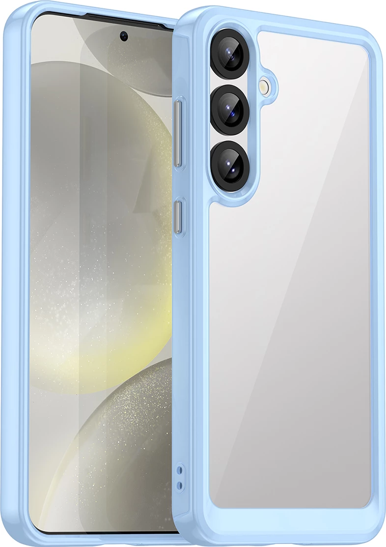 Mbështjellës Hurtel Outer Space Case për Samsung Galaxy S25+, xhel, Blu